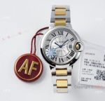 (AF Factory) Swiss Grade 1 Replica Ballon Bleu de Cartier Cal.076 watch Two Tone Case